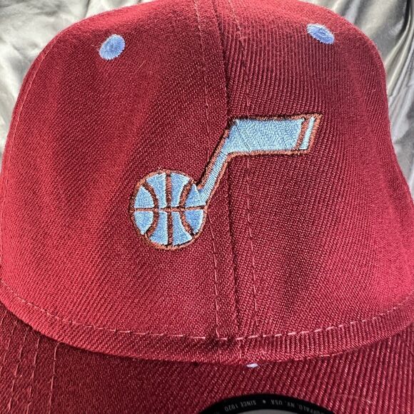 Utah Jazz x Snowbird Men’s Cap Hat Basketball 9Twenty OSFA NBA Red Logo Fall NEW - Picture 4 of 13